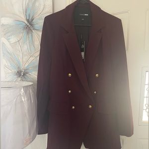 Burgundy Blazer